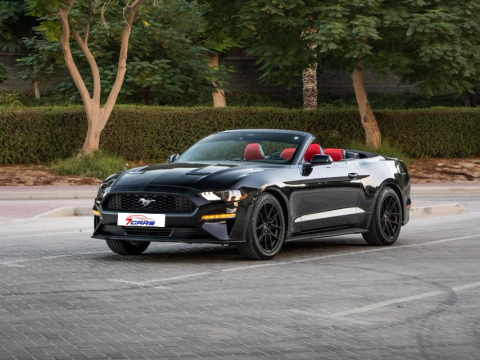Ford Mustang 2022 Convertible for Rent – 2.3L Turbo Car | 7cars Rental