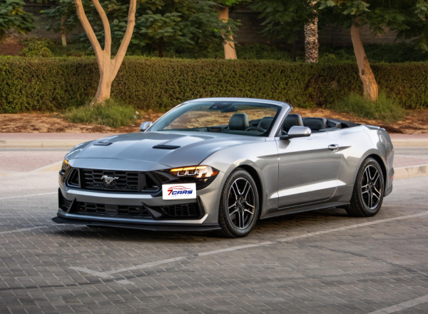 Ford Mustang 2024 Convertible for Rent – 2.3L Turbo Car | 7cars Rental