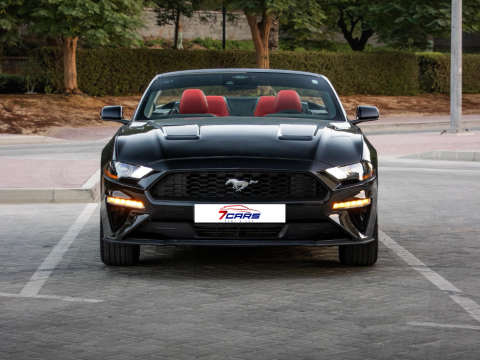 Ford Mustang 2022 Convertible for Rent – 2.3L Turbo Car | 7cars Rental