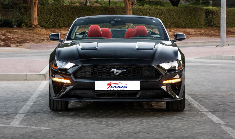 Ford Mustang 2022 Convertible for Rent – 2.3L Turbo Car | 7cars Rental