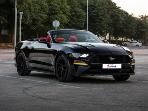 Ford Mustang 2022 Convertible for Rent – 2.3L Turbo Car | 7cars Rental