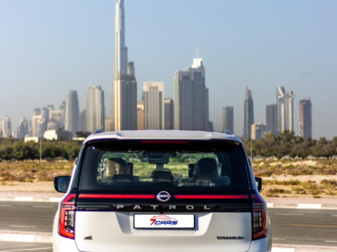 Nissan Patrol Platinum SE 2025 SUV for Rent – Premium Luxury SUV | 7cars Rental