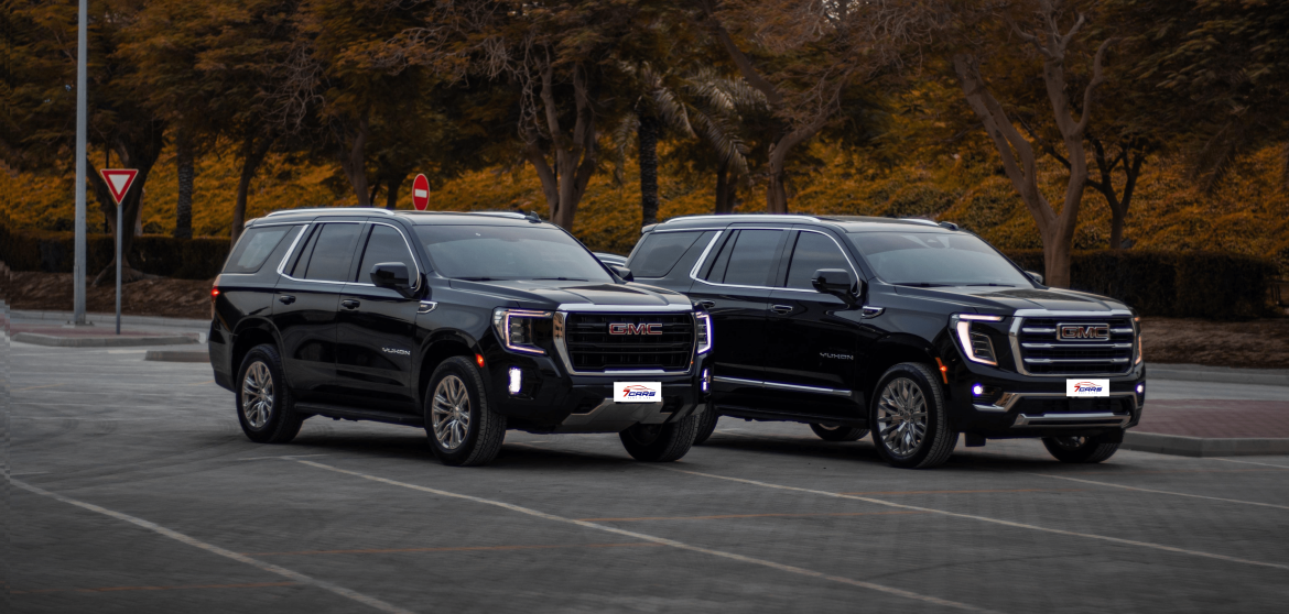GMC Yukon SLE 2025 SUV for Rent – 5.3L Full-Size Luxury SUV | 7cars Rental