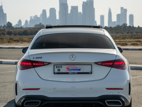 Mercedes C300 2023 Sedan for Rent – 2.0L Premium Car | 7cars Rental